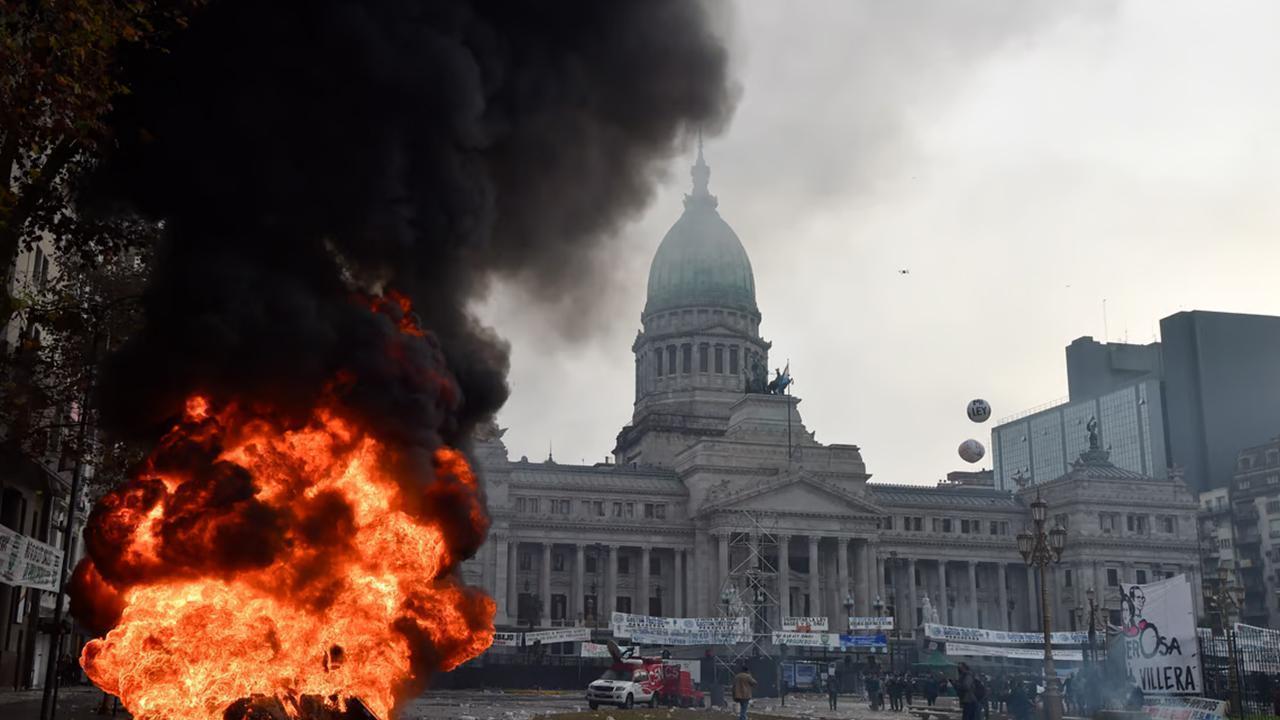 Argentina S Senate Passes Milei S Economic Reform Amid Protests