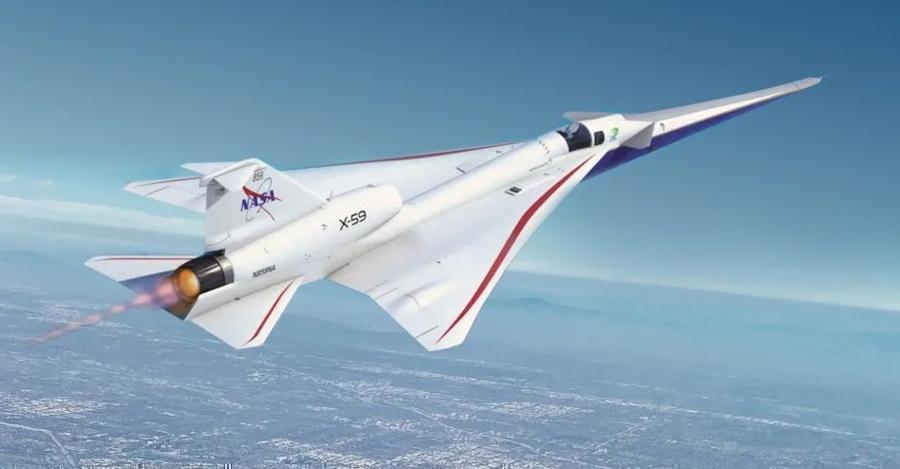 NASA Reveals 'quiet' Supersonic Jet: X-59 Quesst