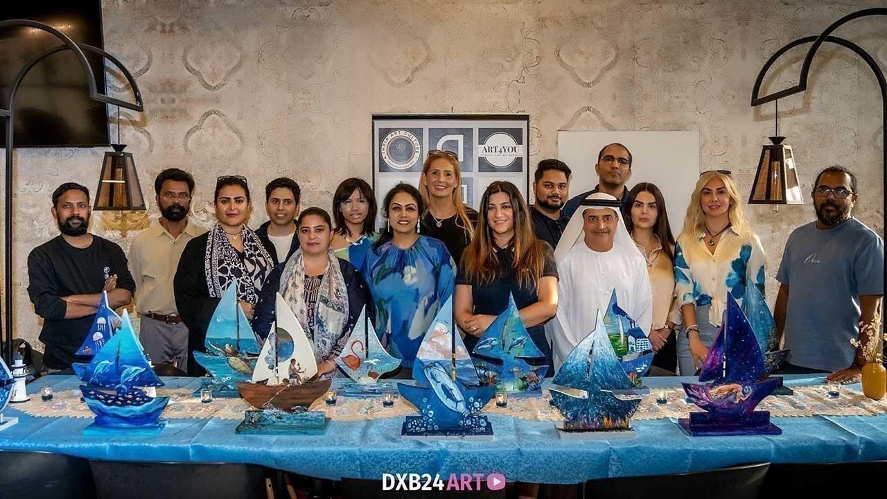 Art4you Gallery Leads Marine Conservation Efforts Through Live Art at “Brushes for the Blue”