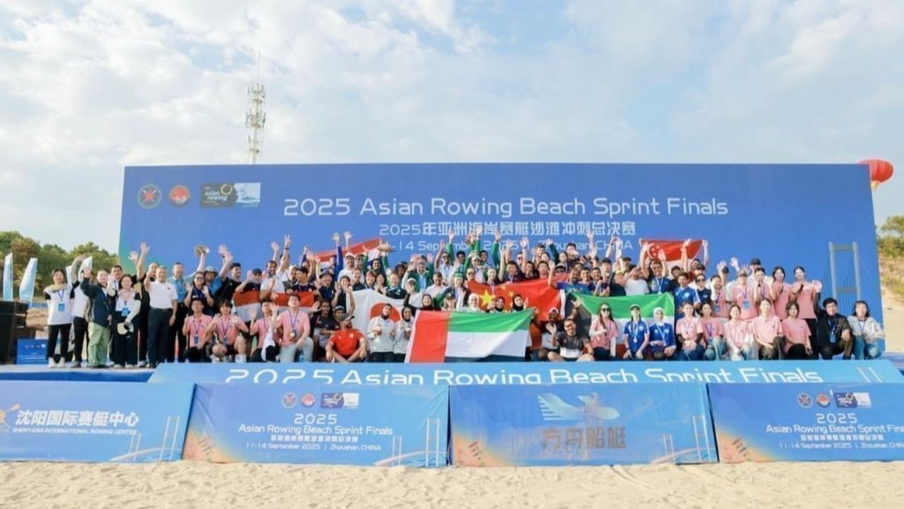 UAE rowers win silver and bronze at Asian Beach Sprint Finals