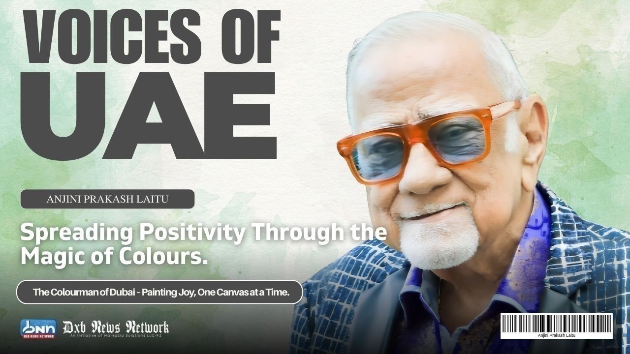 Anjini Prakash Laitu: The Colourman of Dubai Who Paints Joy, Resilience, and Healing Through Art