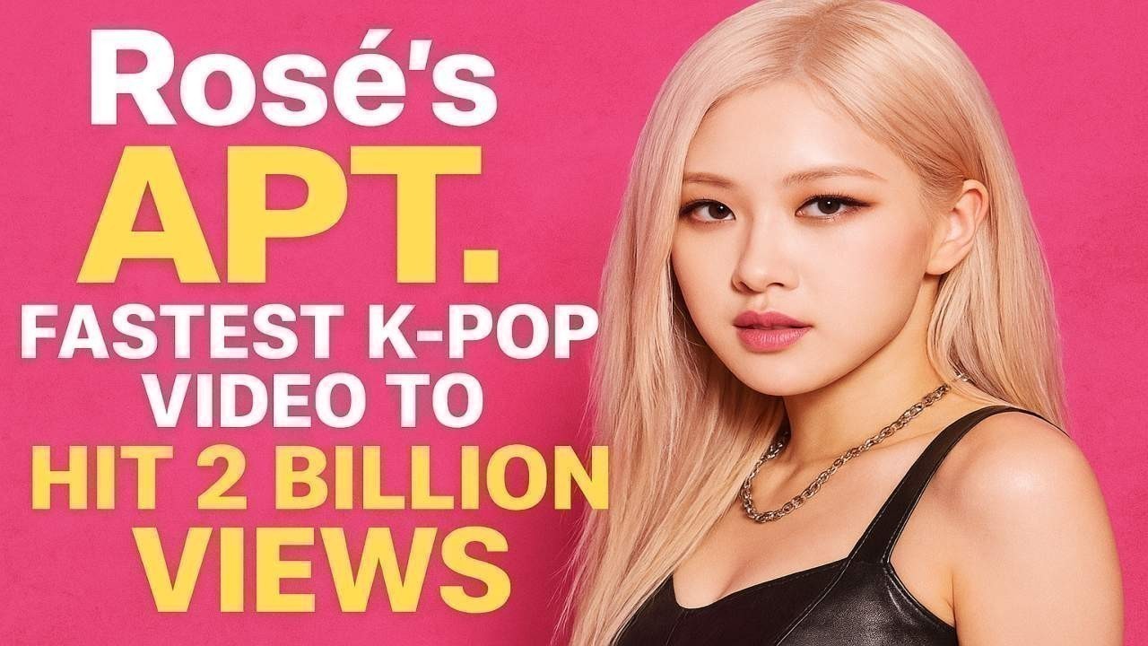 Why Rose's APT Is the Fastest K-Pop Video to Hit 2 Billion Views
