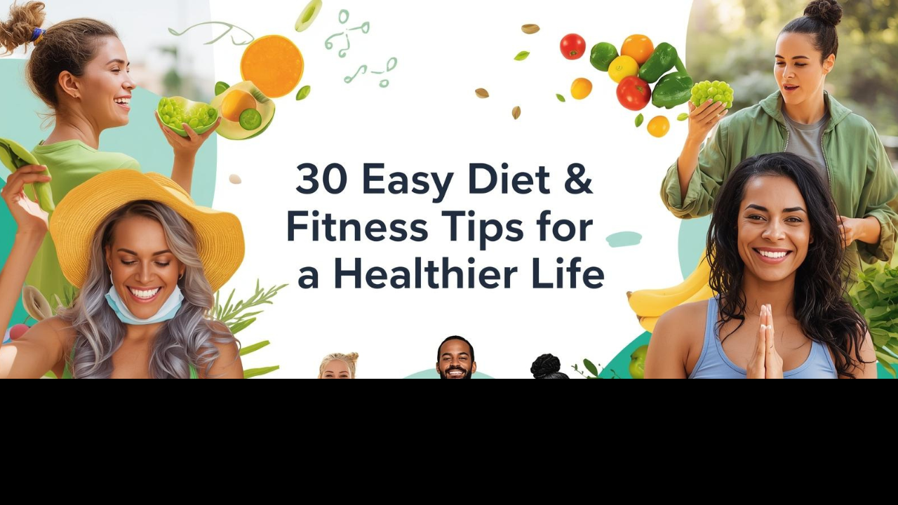 30 Simple Diet and Fitness Tips to Transform Your Lifestyle