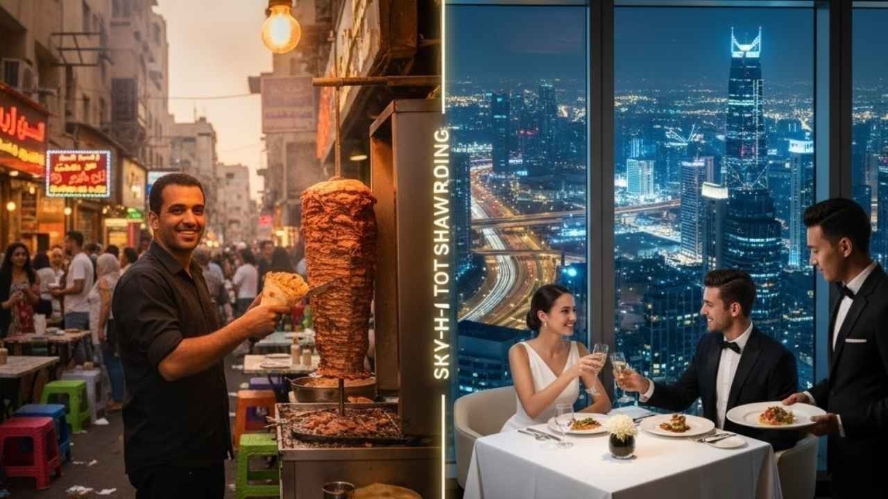 From Street Shawarmas to Sky Dining Dubai’s Food Adventure