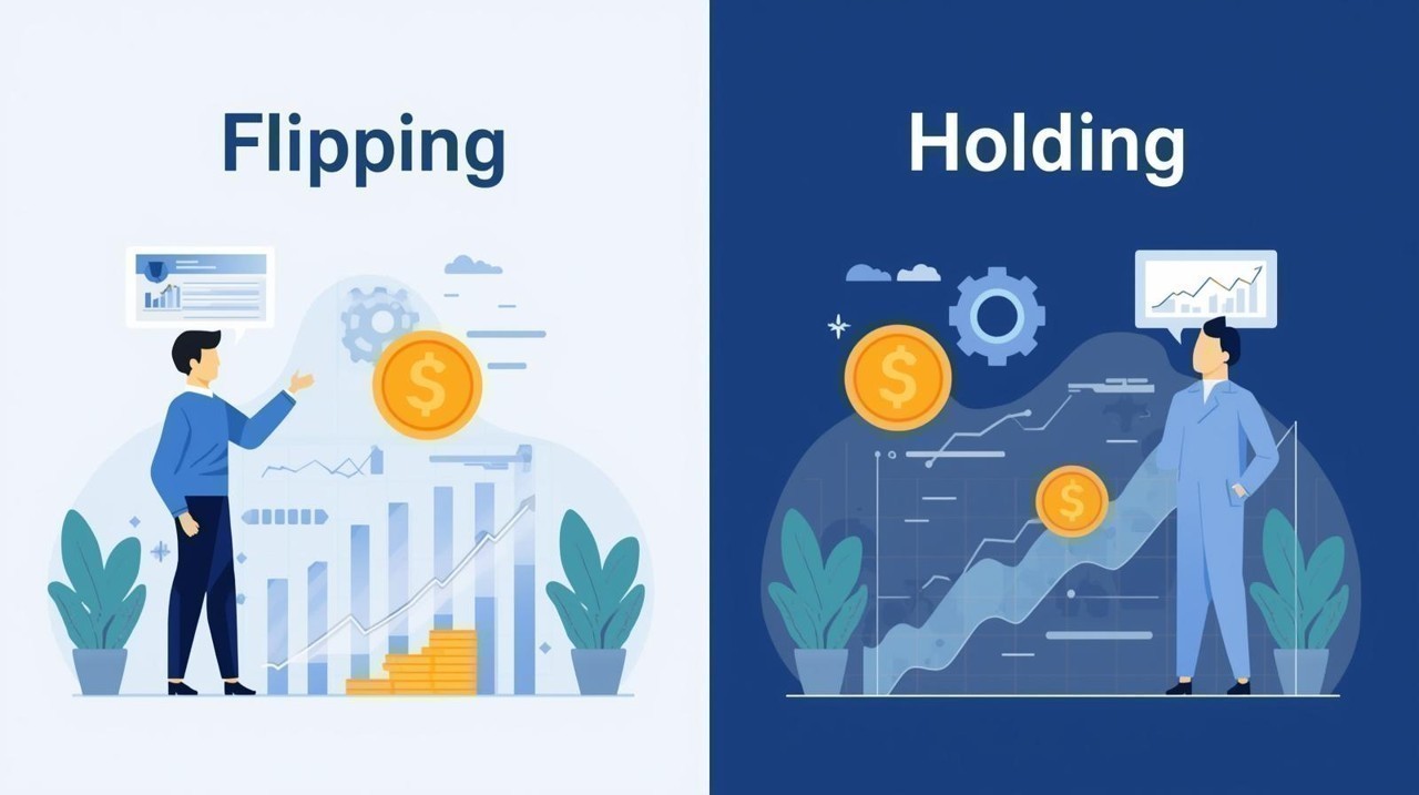 Flipping vs. Holding: Which Strategy Offers Better ROI in the Current Market Cycle?