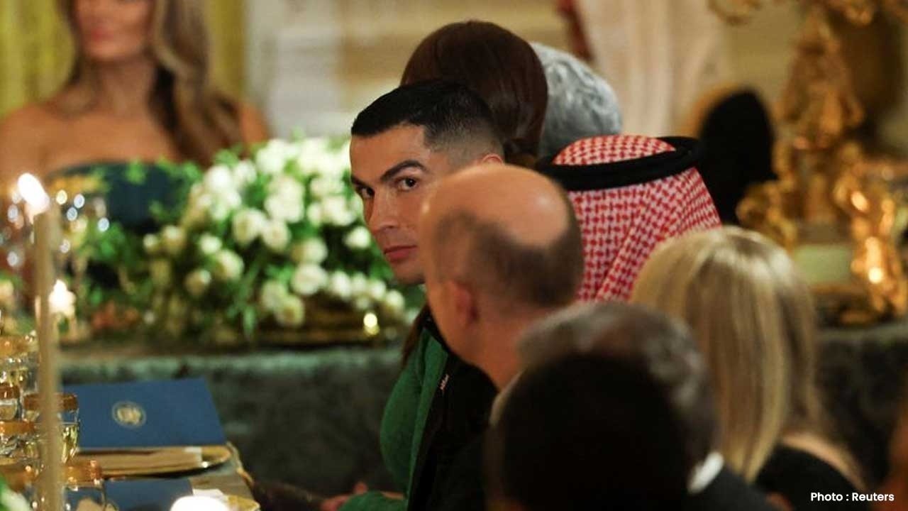 Cristiano Ronaldo Joins Saudi Crown Prince at White House Dinner