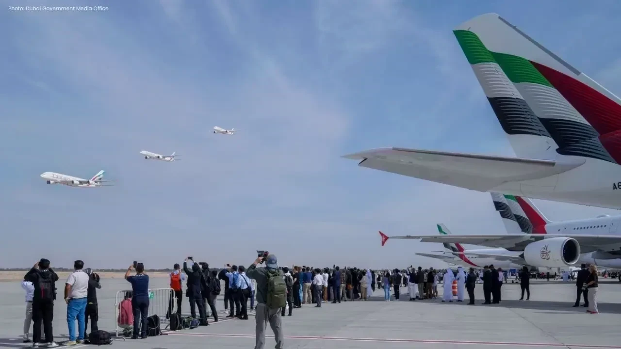 Emirates Unveils Major Fleet, Tech, and Aerospace Plans at Airshow