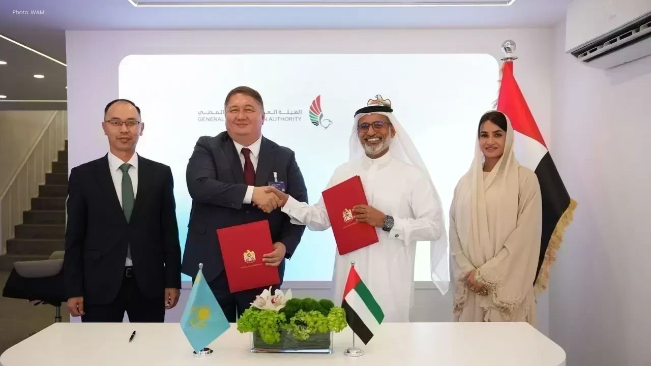 UAE, Kazakhstan Sign MoU to Boost Aviation Safety Cooperation