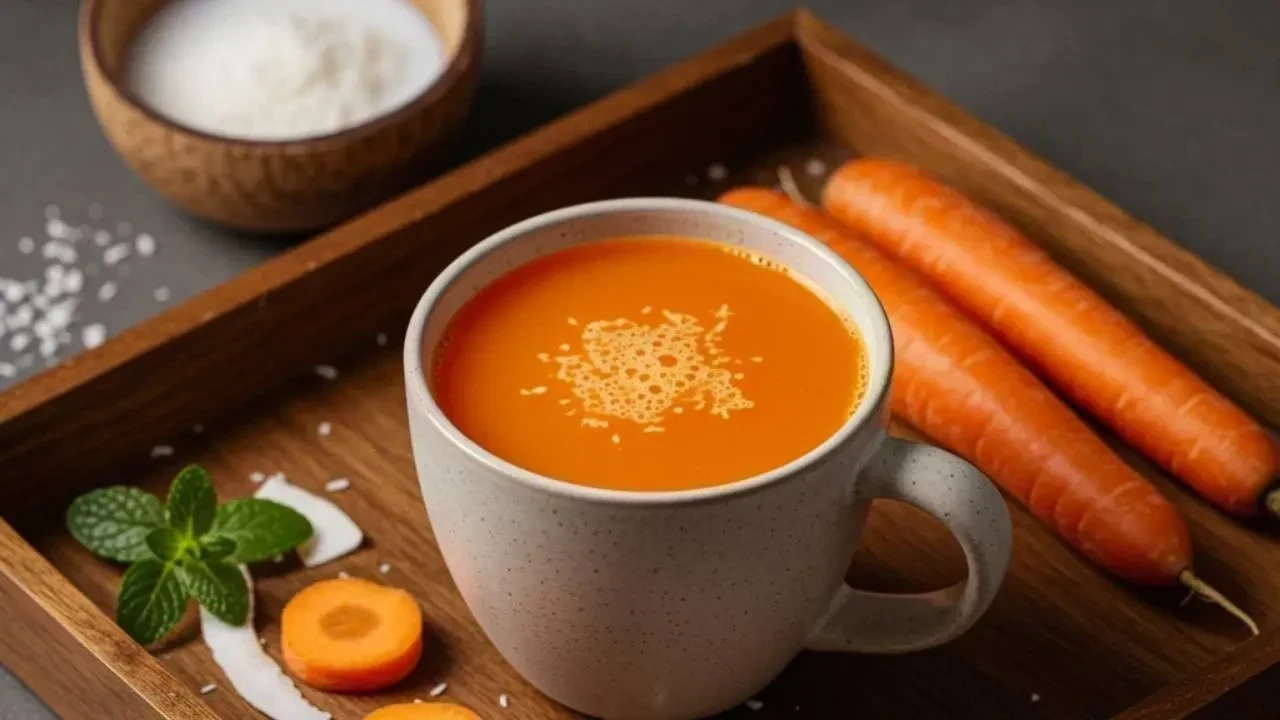 Carrot Juice with Coconut Milk Benefits for Digestion, Skin & Energy
