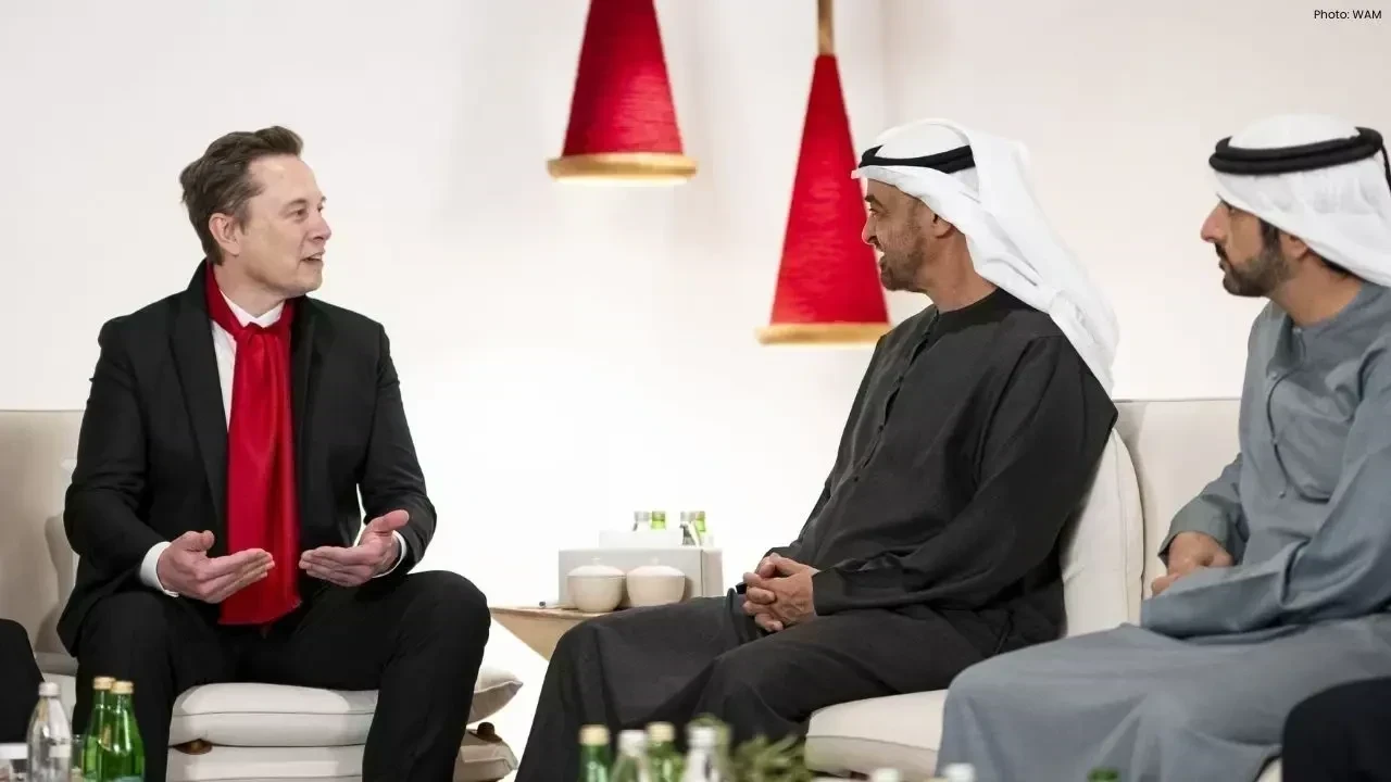 Sheikh Mohamed and Elon Musk Explore AI Innovations