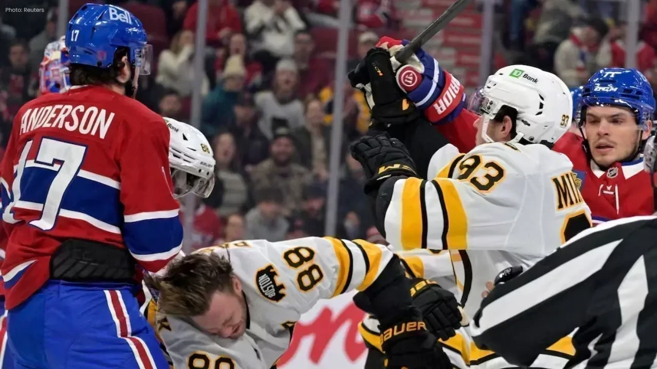 Canadiens Overwhelm Bruins 6-2 in Intense Clash
