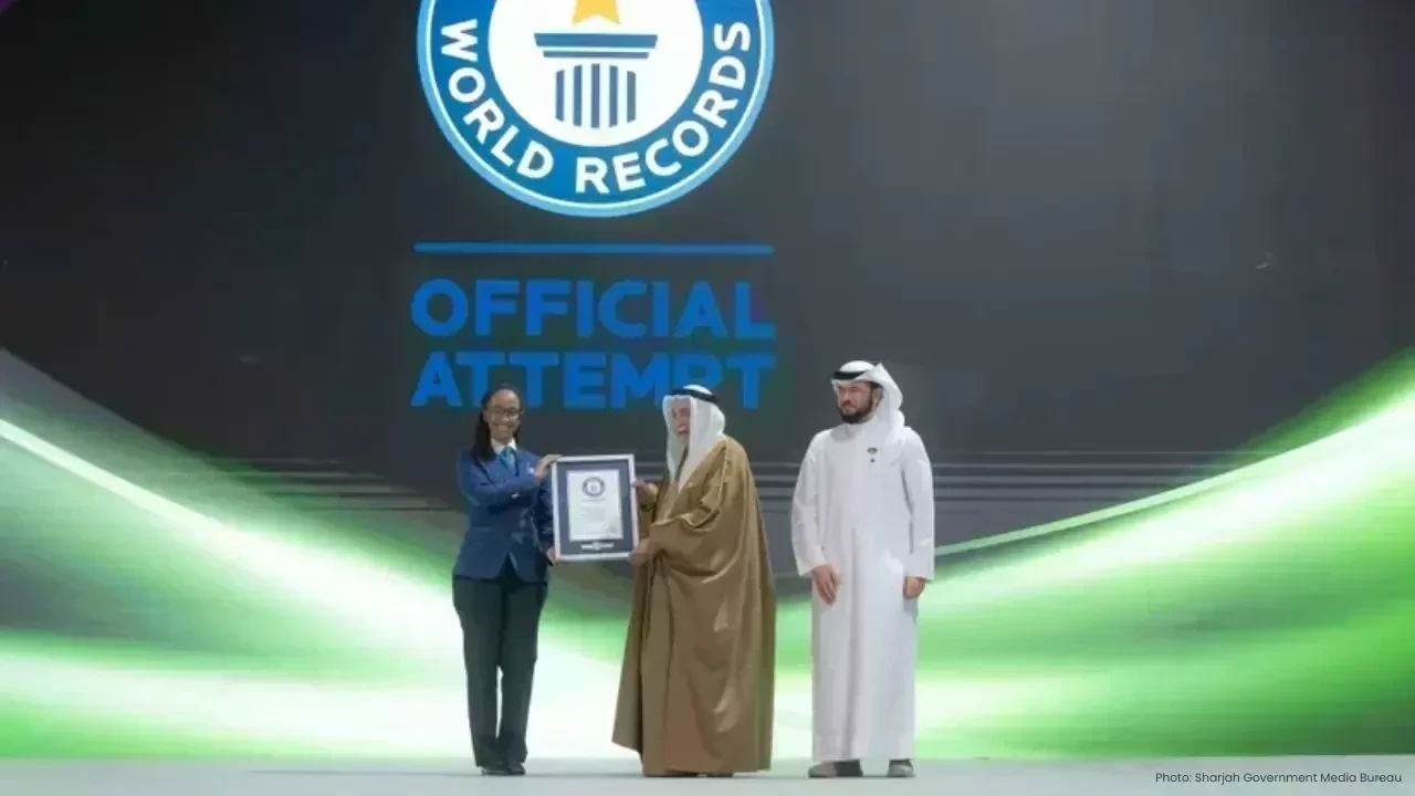 Sharjah Ruler Inaugurates Mleiha Dairy, Sets World Record