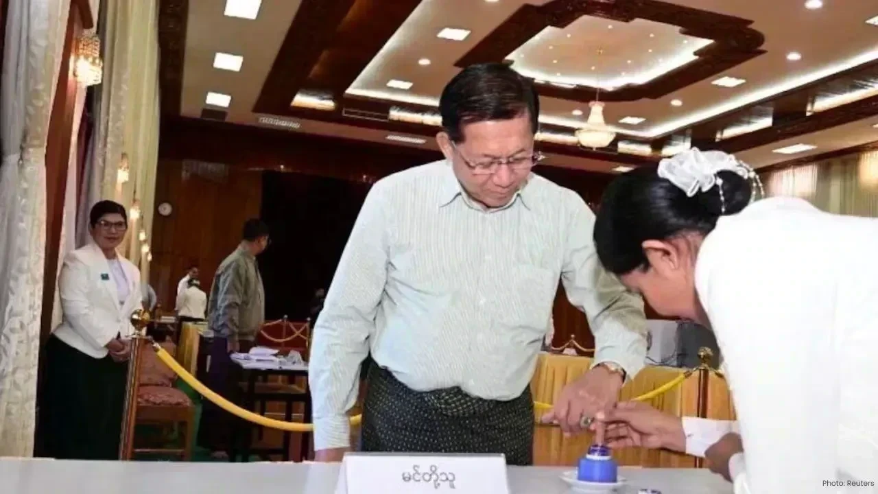 Myanmar's Military Party Takes Charge in First Election since 2021 Coup