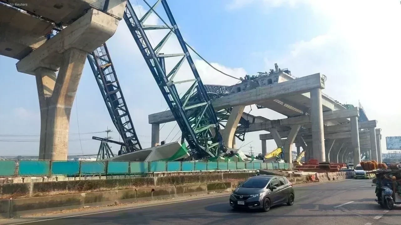 Tragic Crane Incident in Thailand Claims Two Lives and Injures Five